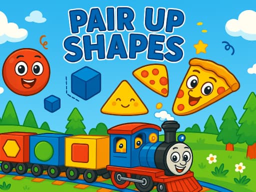 Captura de pantalla del juego Pair Up Shapes - puzzles - Juego gratuito en línea