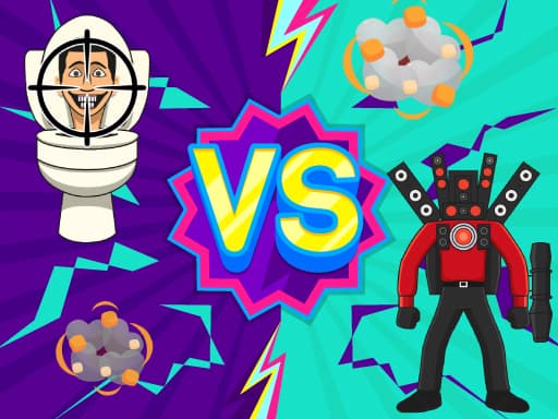 Captura de pantalla del juego Speakerman Vs Skibidi Toilet - shooting - Juego gratuito en línea