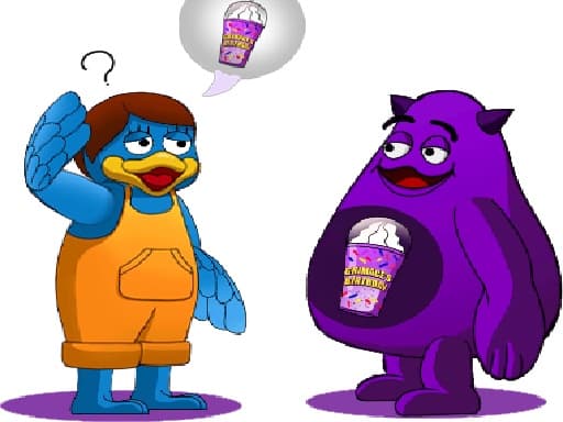 Grimace Monster Dop Story游戏截图 - arcade - 免费在线游戏