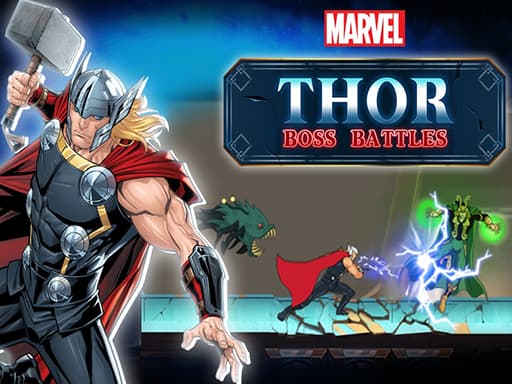 Captura de pantalla del juego Thor Boss Battles - adventure - Juego gratuito en línea