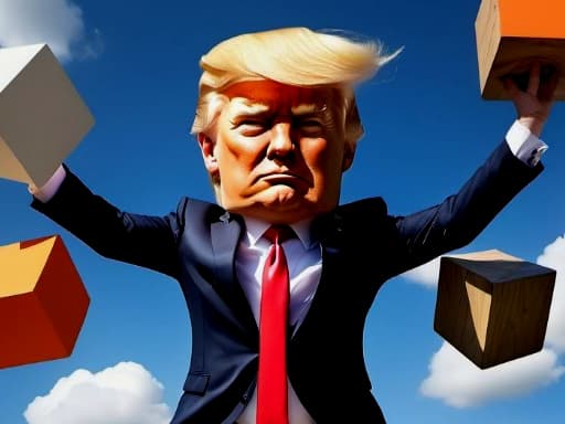 Trump Wobble Walk Challenge  game screenshot - hypercasual - Free online game