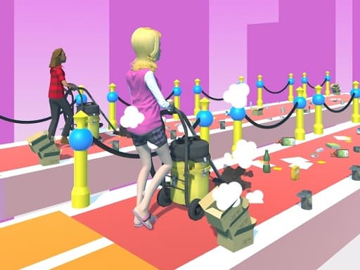 Cleaner Race game screenshot - action - Free online game