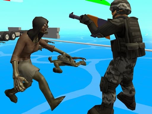 Captura de pantalla del juego Zombie Wars TopDown Survival - shooting - Juego gratuito en línea