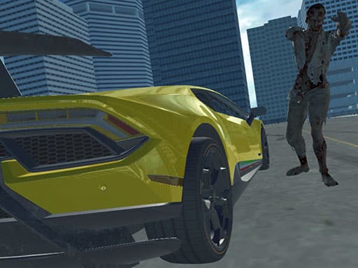 Supercars Zombie Driving 2 game screenshot - racing - Free online game