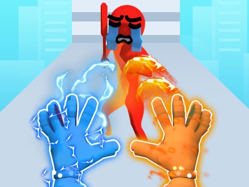 Elemental Gloves Magic Power game screenshot - boys - Free online game