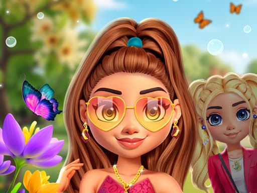Lovie Chics Spring Break Fashion game screenshot - girls - Free online game