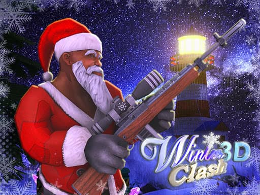 Winter Clash 3D game screenshot - shooting - Free online game