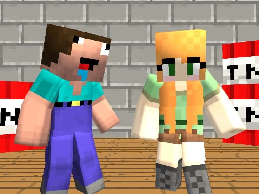 Steve VS Alex game screenshot - action - Free online game
