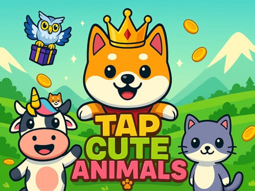 Captura de pantalla del juego Tap Cute Animals - hypercasual - Juego gratuito en línea