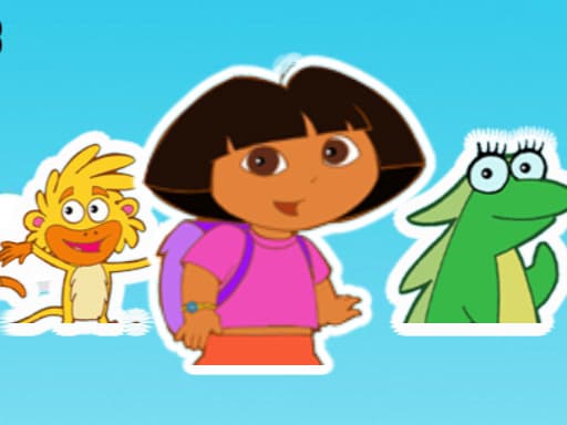Dora Match3 game screenshot - arcade - Free online game