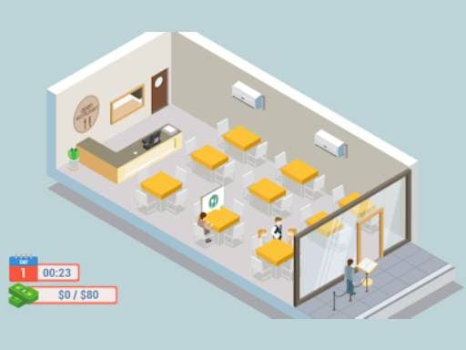 Open Restaurant Simulator game screenshot - cooking - Free online game