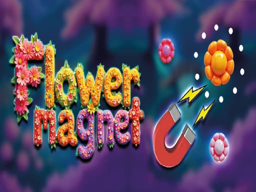 Flower Magnet game screenshot - puzzles - Free online game
