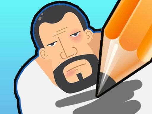 Captura de pantalla del juego Draw The Criminal - boys - Juego gratuito en línea
