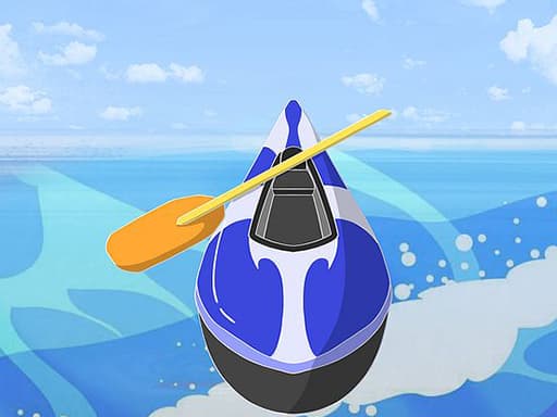 Captura de pantalla del juego Rowing boat 3d - 3d - Juego gratuito en línea
