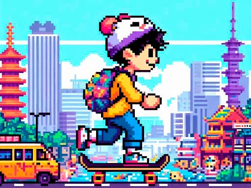 Skate Boy游戏截图 - arcade - 免费在线游戏