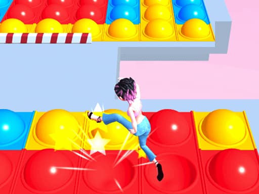 Captura de pantalla del juego Pop it Knockout Royale - arcade - Juego gratuito en línea