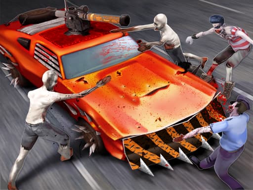Captura de pantalla del juego Zombie Driver Squad  3D - racing - Juego gratuito en línea