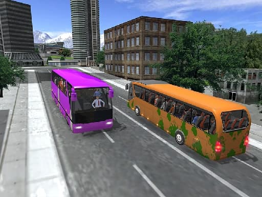 Auto Bus Driving 2024 game screenshot - action - Free online game