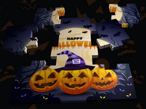 Captura de pantalla del juego 3D Halloween Jigsaw - puzzles - Juego gratuito en línea