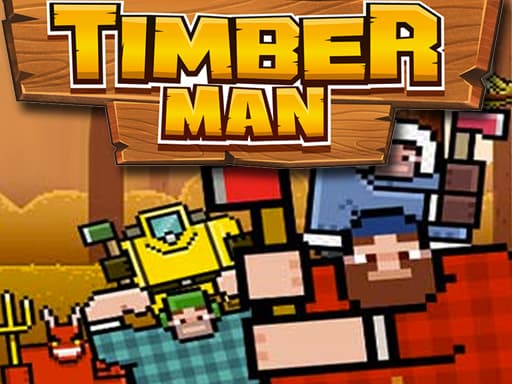 Timber Man Wood Chopper游戏截图 - clicker - 免费在线游戏