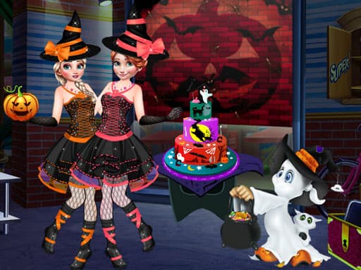 HALLOWEEN SPECIAL PARTY CAKE game screenshot - cooking - Free online game