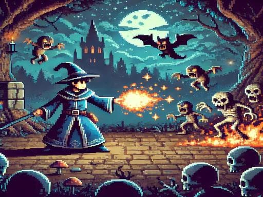 Pixel Wizard游戏截图 - hypercasual - 免费在线游戏