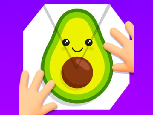 Paper Fold game screenshot - puzzles - Free online game