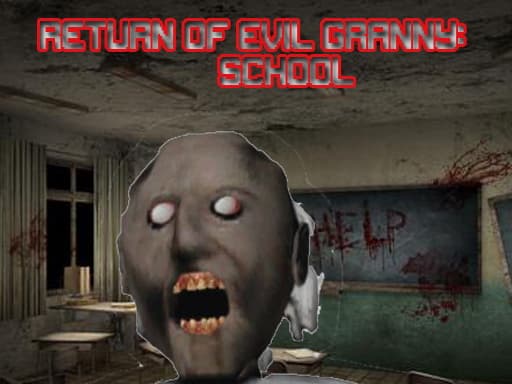 Captura de pantalla del juego Return Of Evil Granny: The School - shooting - Juego gratuito en línea