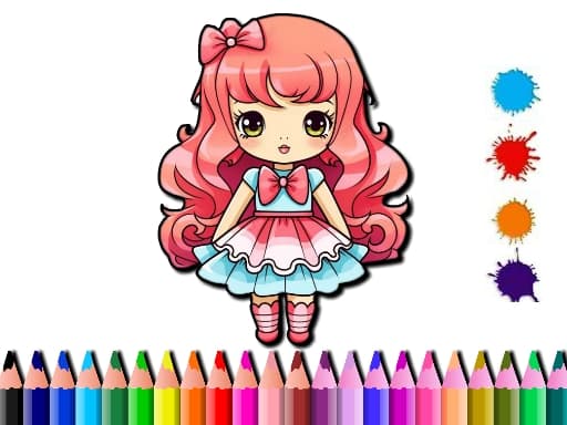 Chibi Doll Art Magic game screenshot - hypercasual - Free online game