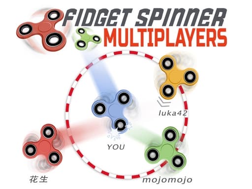 Fidget spinner multiplayers游戏截图 - multiplayer - 免费在线游戏
