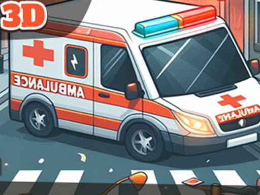Ambulance Driver 3D游戏截图 - racing - 免费在线游戏