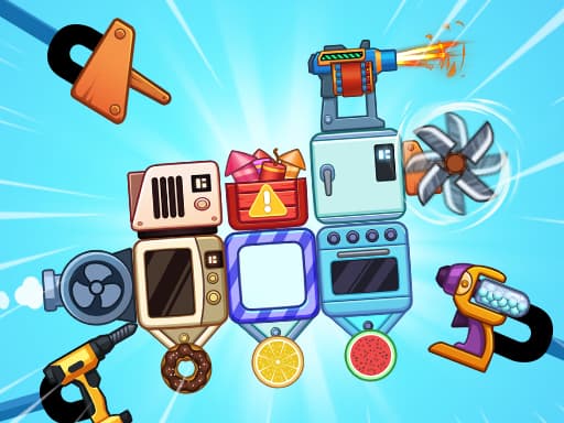 Captura de pantalla del juego Fighting Vehicles Arena - puzzles - Juego gratuito en línea