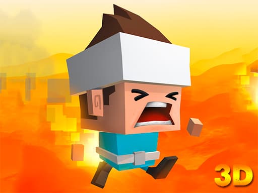 The Floor is Lava 3D game screenshot - hypercasual - Free online game