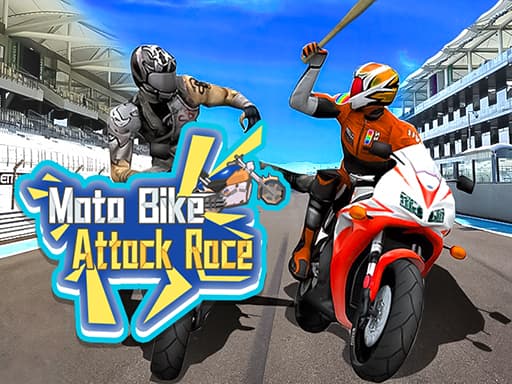 Captura de pantalla del juego Moto Bike Attack Race - sports - Juego gratuito en línea