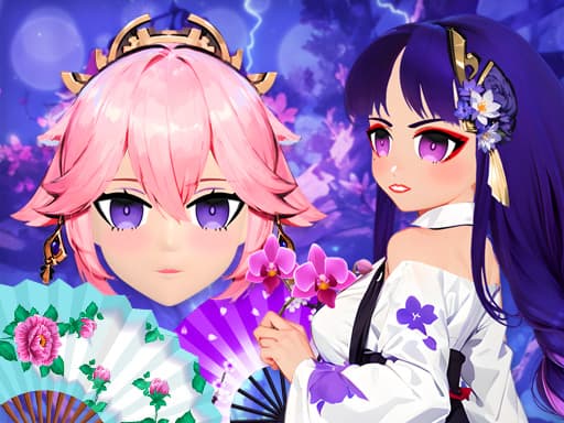 Animegao Kigurumi DIY game screenshot - girls - Free online game