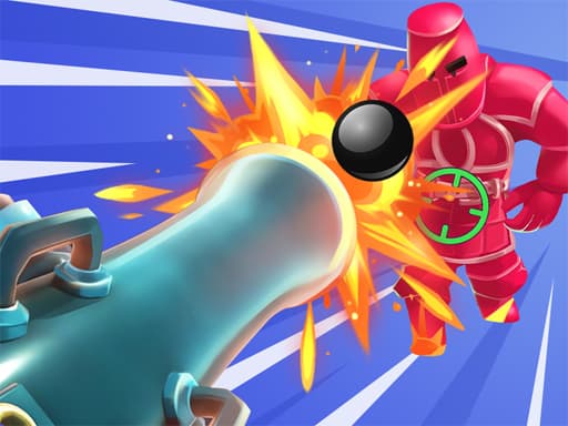 Captura de pantalla del juego Cannons Blast 3D - shooting - Juego gratuito en línea