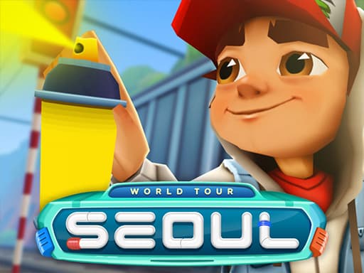 Captura de pantalla del juego Subway Surfers Seoul - racing - Juego gratuito en línea