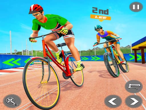 Captura de pantalla del juego Bicycle Racing Game BMX Rider - sports - Juego gratuito en línea