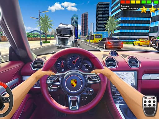 Captura de pantalla del juego City Taffic Racer - Extream Driving simulator - racing - Juego gratuito en línea