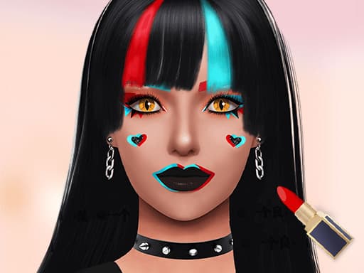 Makeup Artist Fashion Salon game screenshot - girls - Free online game