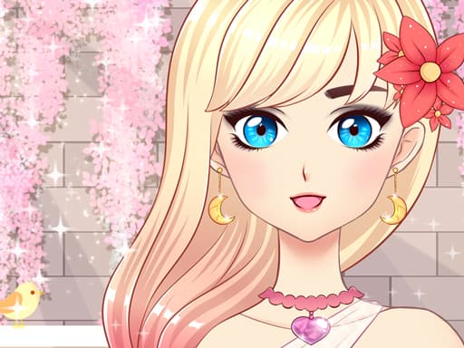 Anime Girls Fashion Makeup Game for Girl game screenshot - girls - Free online game