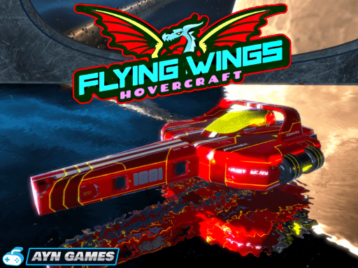 Captura de pantalla del juego Flying Wings Hover Craft - racing - Juego gratuito en línea