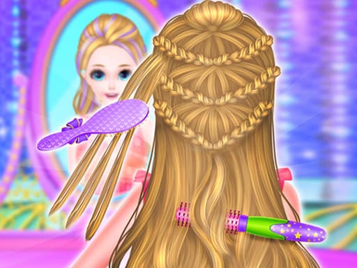 Princess Hair Spa Salon game screenshot - girls - Free online game