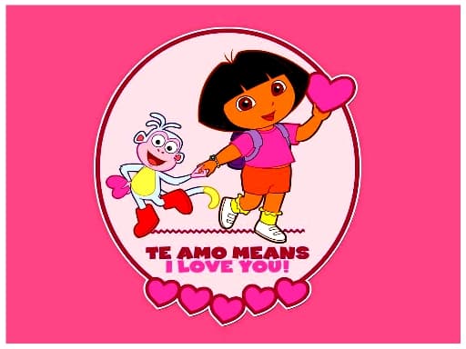 Dora Hidden Harts游戏截图 - girls - 免费在线游戏