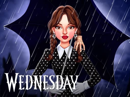 Celebrity Wednesday Addams Style游戏截图 - girls - 免费在线游戏