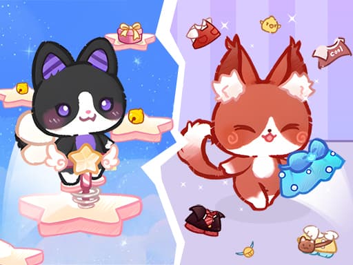 Captura de pantalla del juego Lovely Cat Pet Life - hypercasual - Juego gratuito en línea