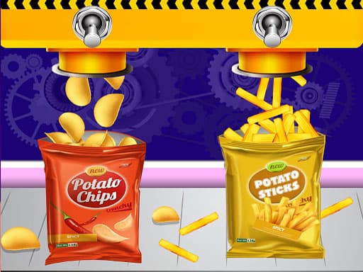 Potato Chips Factory Games For Kids game screenshot - cooking - Free online game
