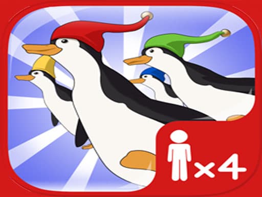 Captura de pantalla del juego Penguin Fish Run-3 - adventure - Juego gratuito en línea