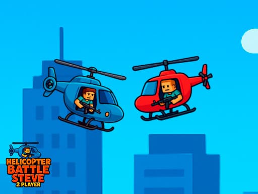 Helicopter Battle Steve 2 Player game screenshot - arcade - Free online game