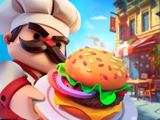 Idle Restaurant Tycoon game screenshot - cooking - Free online game